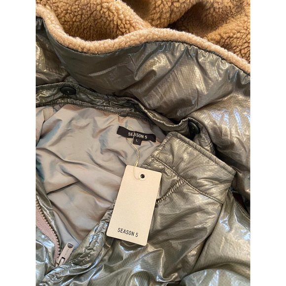 Yeezy Season 5 Long Sleeve Green Hooded Parka L - Picture 10 of 15